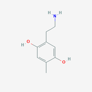 2-(2-Aminoethyl)-5-methylbenzene-1,4-diol