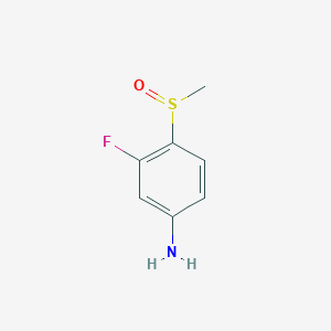 molecular formula C7H8FNOS B1441547 3-氟-4-甲磺酰基苯胺 CAS No. 1354961-97-9