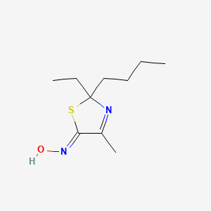 (NZ)-N-(2-butyl-2-ethyl-4-methyl-1,3-thiazol-5-ylidene)hydroxylamine