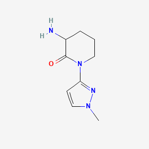 3-amino-1-(1-methyl-1H-pyrazol-3-yl)piperidin-2-one