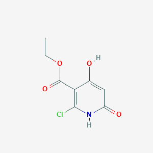 molecular formula C8H8ClNO4 B1441553 Ethyl 2-Chloro-4,6-dihydroxynicotinate CAS No. 70180-38-0