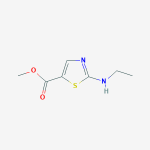 molecular formula C7H10N2O2S B1441557 Methyl 2-(ethylamino)-1,3-thiazole-5-carboxylate CAS No. 1354962-55-2