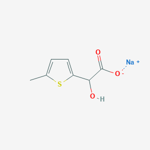 Sodium 2-hydroxy-2-(5-methylthiophen-2-yl)acetate