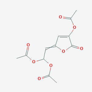 2-[4-(Acetyloxy)-5-oxofuran-2(5H)-ylidene]ethane-1,1-diyl diacetate