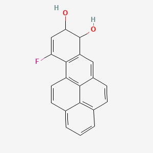 10-Fluoro-7,8-dihydrobenzo(pqr)tetraphene-7,8-diol