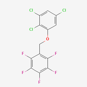 Benzene, 1,2,3,4,5-pentafluoro-6-((2,3,5-trichlorophenoxy)methyl)-