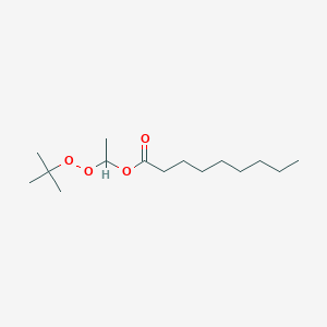 1-(tert-Butylperoxy)ethyl nonanoate