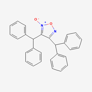 1,2,5-Oxadiazole, 3,4-bis(diphenylmethyl)-, 2-oxide