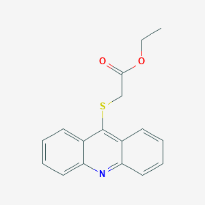 Ethyl [(acridin-9-yl)sulfanyl]acetate