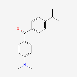 molecular formula C18H21NO B14415735 [4-(Dimethylamino)phenyl][4-(propan-2-yl)phenyl]methanone CAS No. 82992-78-7