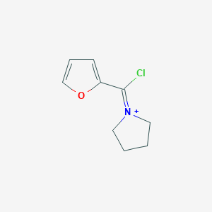 1-[Chloro(furan-2-yl)methylidene]pyrrolidin-1-ium