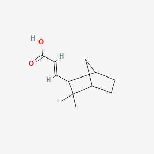 exo-3-(3,3-Dimethylbicyclo(2.2.1)hept-2-yl)acrylic acid