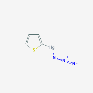 Azido(thiophen-2-yl)mercury