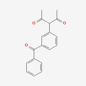 3-(3-Benzoylphenyl)pentane-2,4-dione