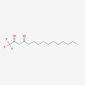 molecular formula C15H25F3O2 B14415929 1,1,1-Trifluoropentadecane-2,4-dione CAS No. 81759-52-6