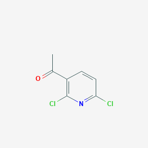 molecular formula C7H5Cl2NO B1441593 1-(2,6-二氯吡啶-3-基)乙酮 CAS No. 412018-50-9