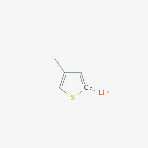 molecular formula C5H5LiS B14415947 lithium;4-methyl-2H-thiophen-2-ide CAS No. 84815-06-5