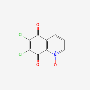 B14415992 5,8-Quinolinedione, 6,7-dichloro-, 1-oxide CAS No. 84289-01-0