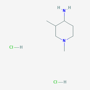 molecular formula C7H18Cl2N2 B1441609 1,3-Dimethyl-piperidin-4-ylamine dihydrochloride CAS No. 1187927-63-4