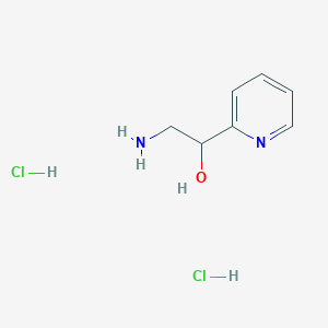 molecular formula C7H12Cl2N2O B1441620 2-Amino-1-(pyridin-2-yl)ethanol dihydrochloride CAS No. 90345-24-7