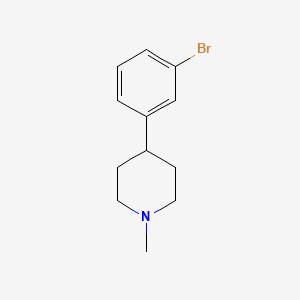 molecular formula C12H16BrN B1441624 4-(3-Bromophenyl)-1-methylpiperidine CAS No. 1187928-92-2