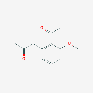 1-(2-Acetyl-3-methoxyphenyl)propan-2-one