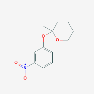 2-Methyl-2-(3-nitrophenoxy)oxane