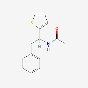 N-(2-Phenyl-1-(2-thienyl)ethyl)acetamide