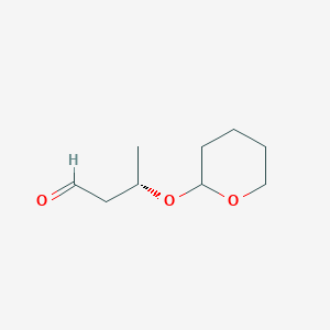 (3S)-3-[(Oxan-2-yl)oxy]butanal