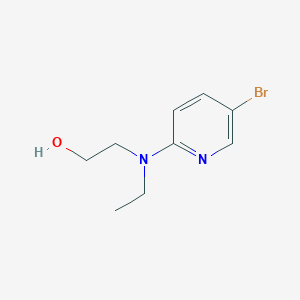 molecular formula C9H13BrN2O B1441629 2-[(5-Bromo-2-pyridinyl)(ethyl)amino]-1-ethanol CAS No. 1220017-35-5
