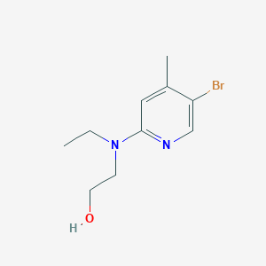 molecular formula C10H15BrN2O B1441631 2-[(5-Bromo-4-methyl-2-pyridinyl)(ethyl)amino]-1-ethanol CAS No. 1219960-92-5
