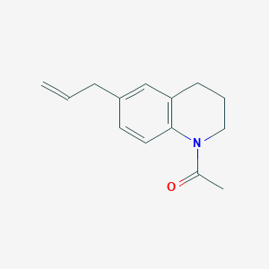 1-[6-(Prop-2-en-1-yl)-3,4-dihydroquinolin-1(2H)-yl]ethan-1-one