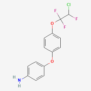 4-[4-(2-Chloro-1,1,2-trifluoroethoxy)phenoxy]aniline