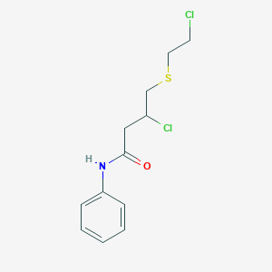 Butanamide, 3-chloro-4-[(2-chloroethyl)thio]-N-phenyl-