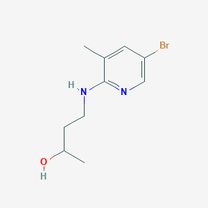 molecular formula C10H15BrN2O B1441639 4-[(5-Bromo-3-methyl-2-pyridinyl)amino]-2-butanol CAS No. 1219957-47-7