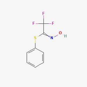 phenyl 2,2,2-trifluoro-N-hydroxyethanimidothioate