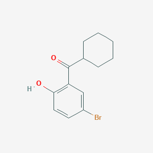 (5-Bromo-2-hydroxyphenyl)(cyclohexyl)methanone