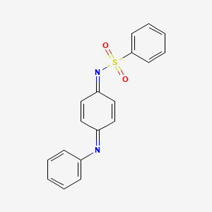 N-[(4E)-4-(Phenylimino)cyclohexa-2,5-dien-1-ylidene]benzenesulfonamide