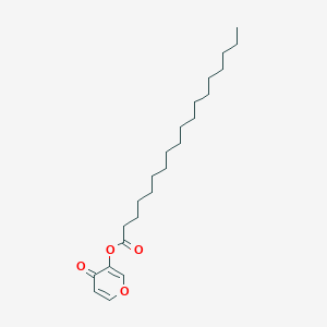 4-Oxo-4H-pyran-3-yl octadecanoate