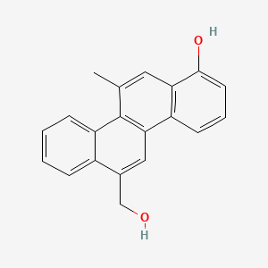 6-(Hydroxymethyl)-11-methylchrysen-1-ol