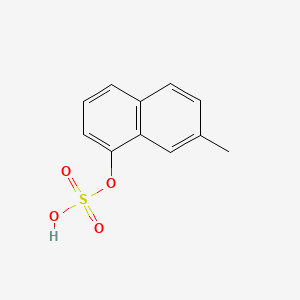 1-Naphthalenol, 7-methyl-, 1-(hydrogen sulfate)