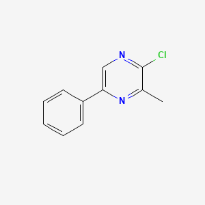 2-Chloro-3-methyl-5-phenylpyrazine