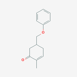 2-Methyl-5-(phenoxymethyl)cyclohex-2-en-1-one