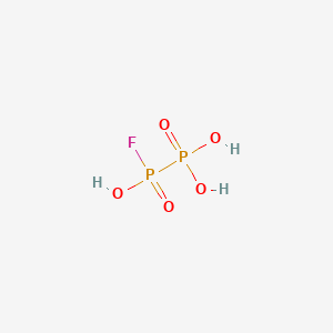 molecular formula FH3O5P2 B14416635 1-Fluoro-1,2,2-trihydroxy-1lambda~5~,2lambda~5~-diphosphane-1,2-dione CAS No. 82229-00-3