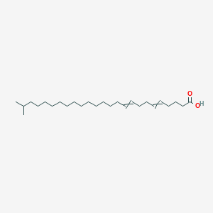 24-Methylpentacosa-5,9-dienoic acid