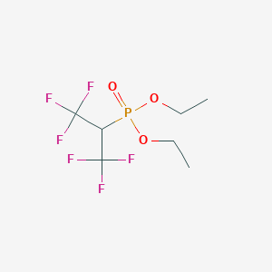 Diethyl (1,1,1,3,3,3-hexafluoropropan-2-yl)phosphonate