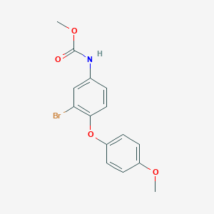 Methyl [3-bromo-4-(4-methoxyphenoxy)phenyl]carbamate