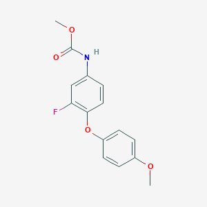 Methyl [3-fluoro-4-(4-methoxyphenoxy)phenyl]carbamate