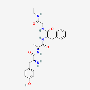 L-Tyrosyl-D-alanyl-L-phenylalanyl-N-ethylglycinamide