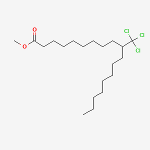 molecular formula C20H37Cl3O2 B14416813 Methyl 10-(trichloromethyl)octadecanoate CAS No. 82040-45-7